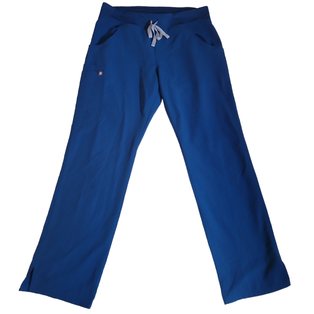Woman's Figs Scrub Pants Sz M Blue